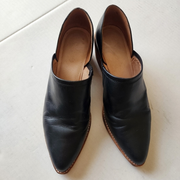 Madewell | Black Leather Ankle Boots, size 9.5 - Picture 5 of 7